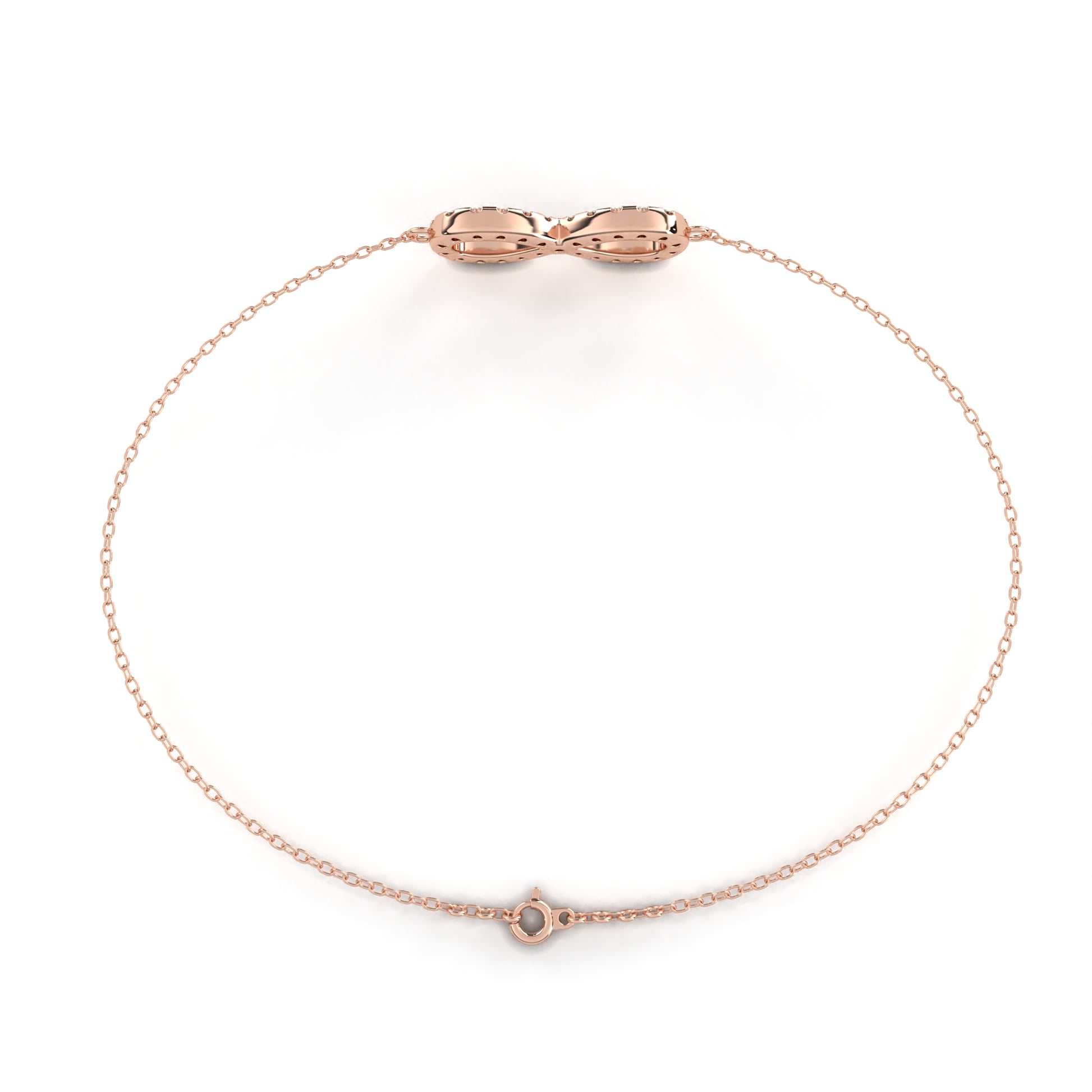 Rose Gold / Moissanite, Rose Gold / Lab Grown