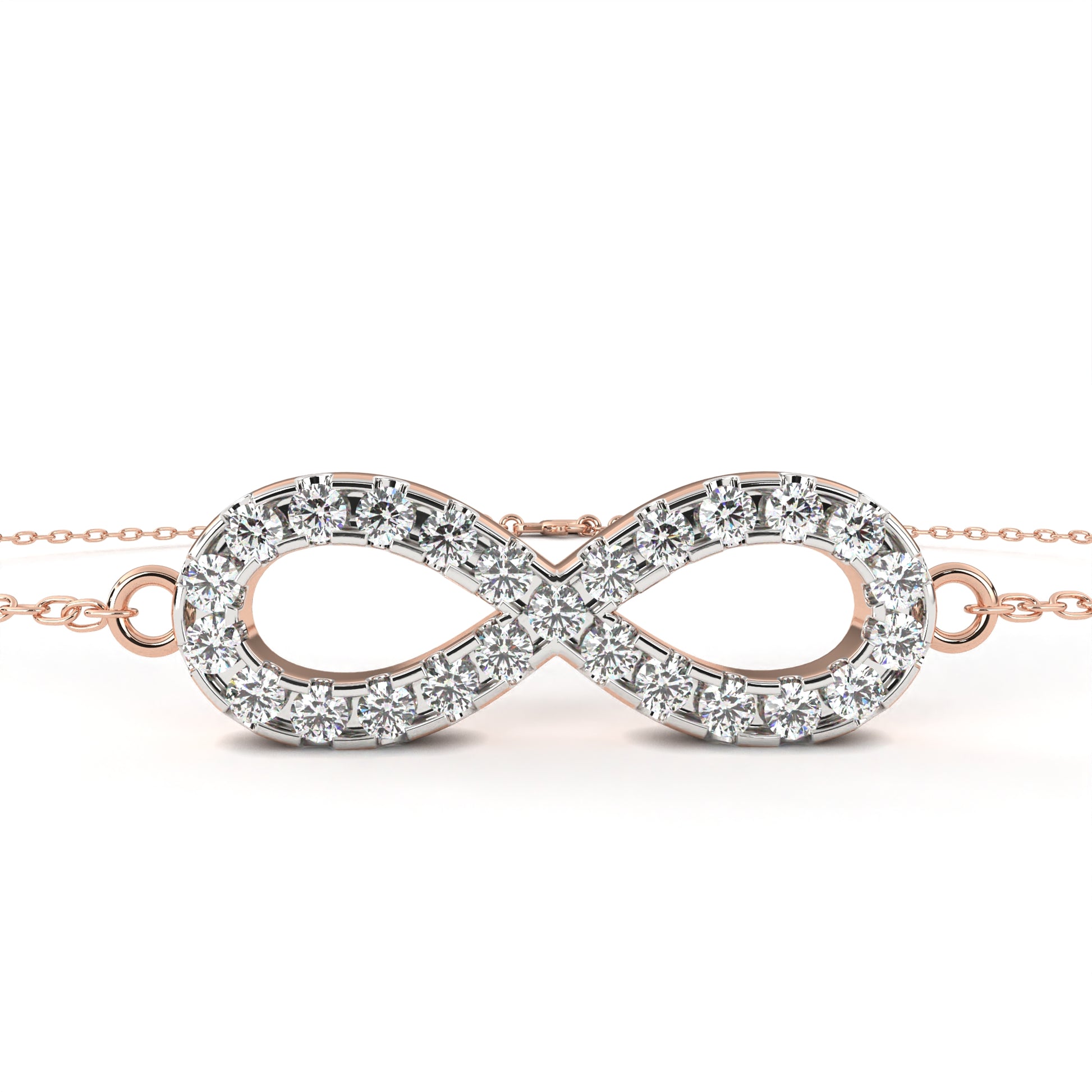Rose Gold / Moissanite, Rose Gold / Lab Grown