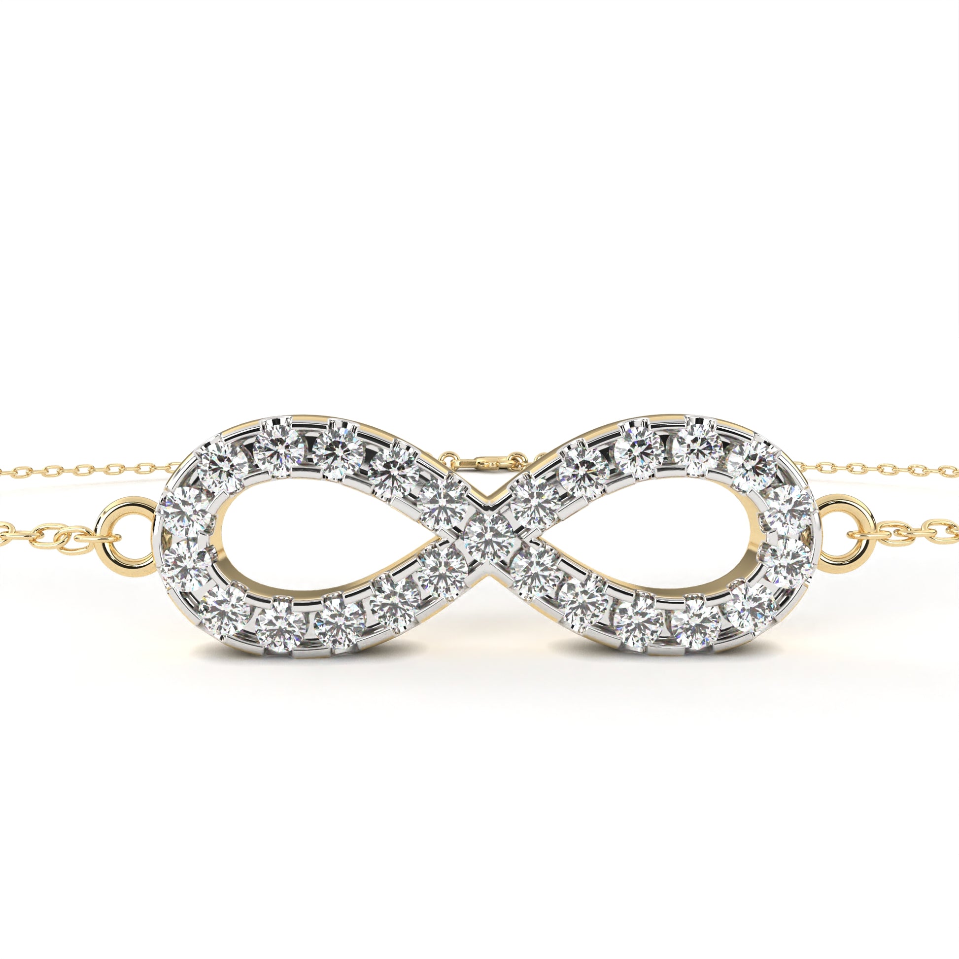 Yellow Gold / Moissanite, Yellow Gold / Lab Grown