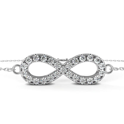 White Gold / Moissanite, White Gold / Lab Grown