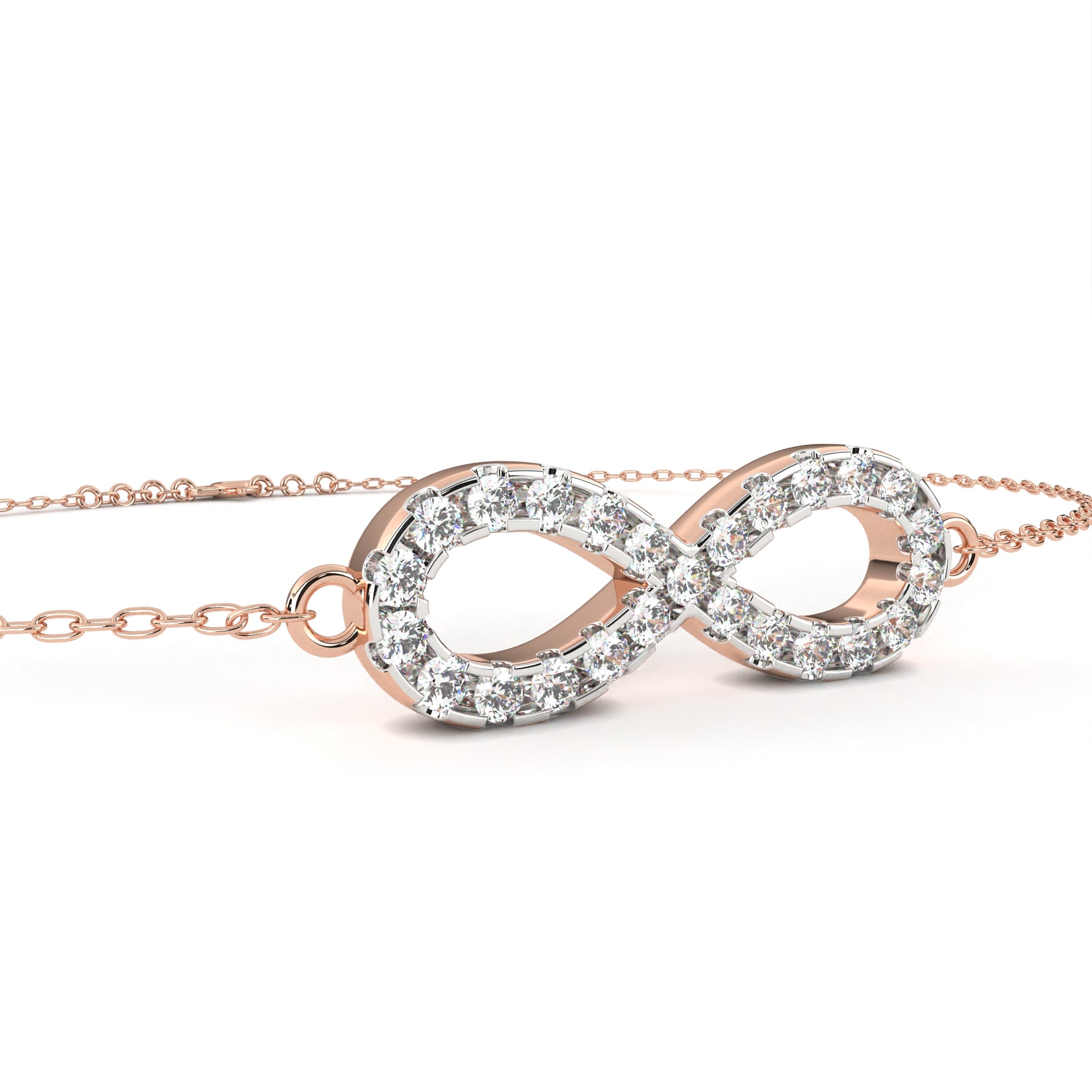 Rose Gold / Moissanite, Rose Gold / Lab Grown