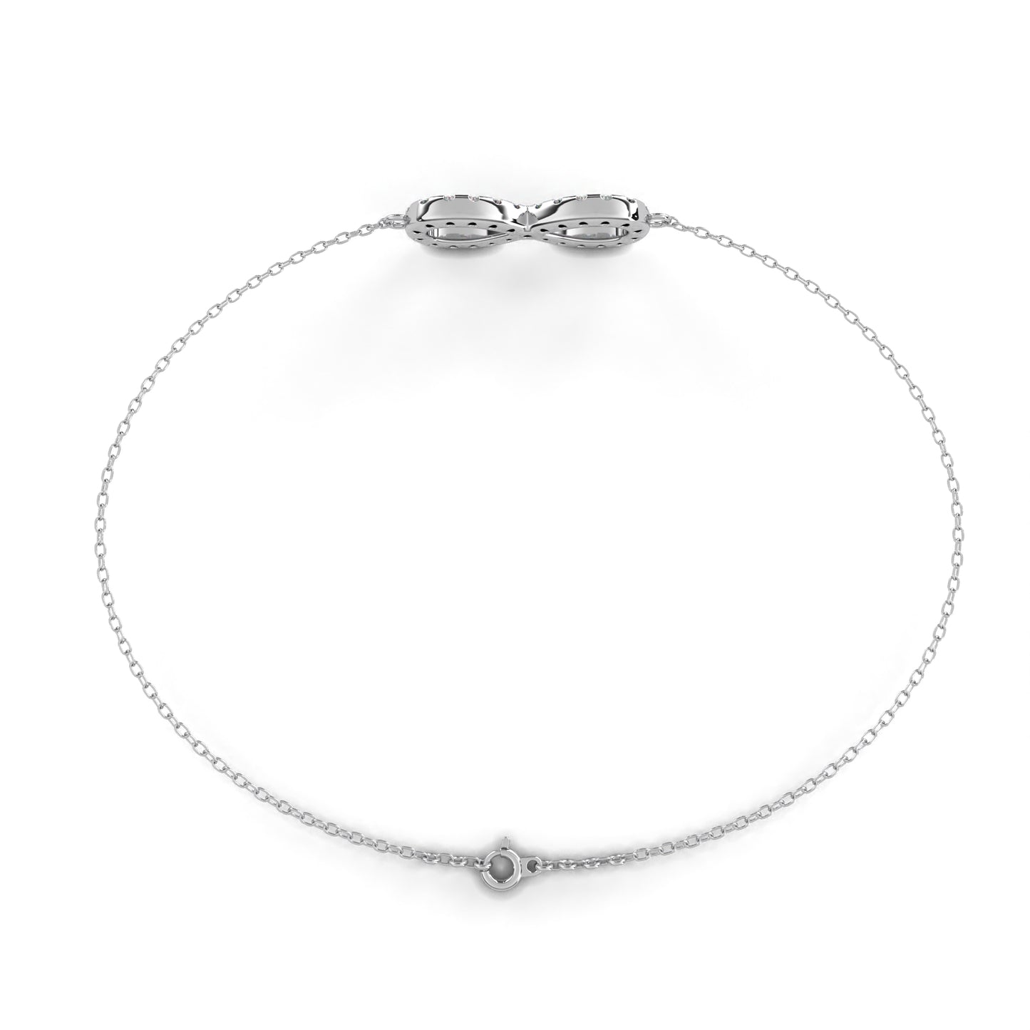 white gold / moissanite, white gold / lab grown