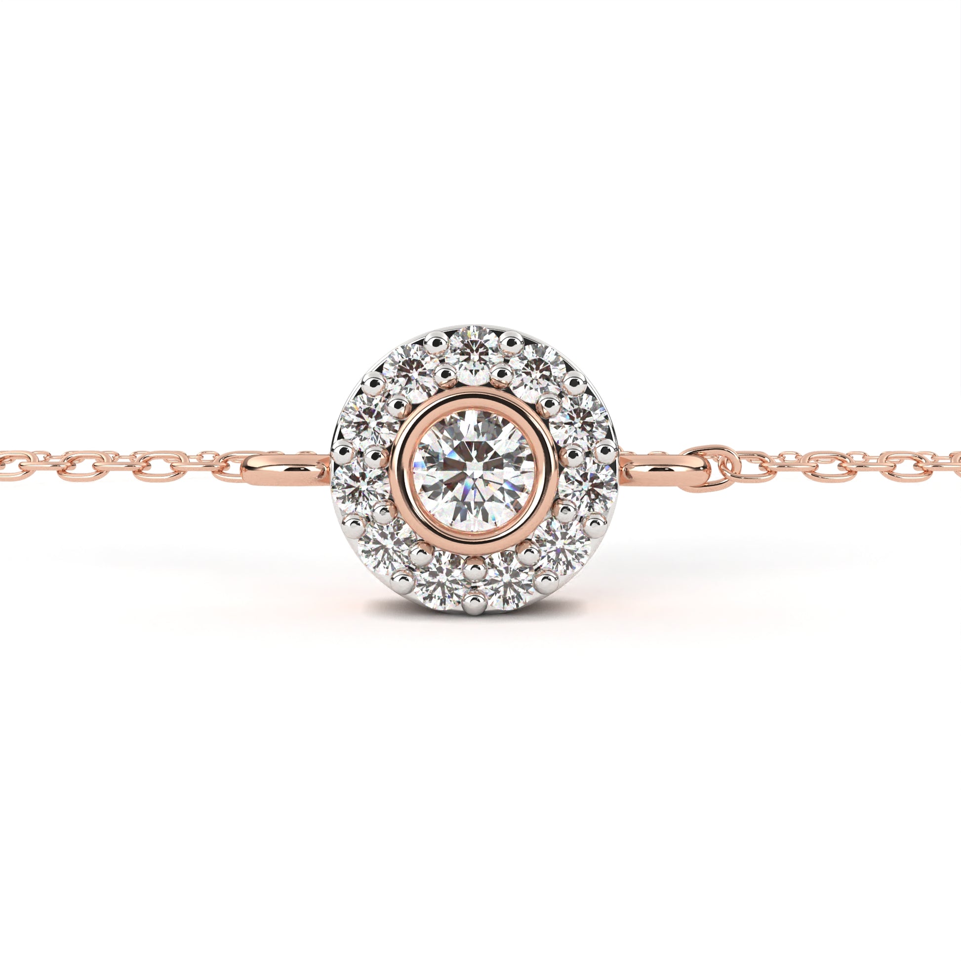 Rose Gold / Moissanite, Rose Gold / Lab Grown