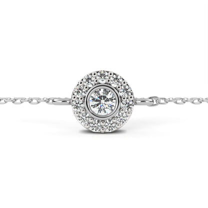 White Gold / Moissanite, White Gold / Lab Grown