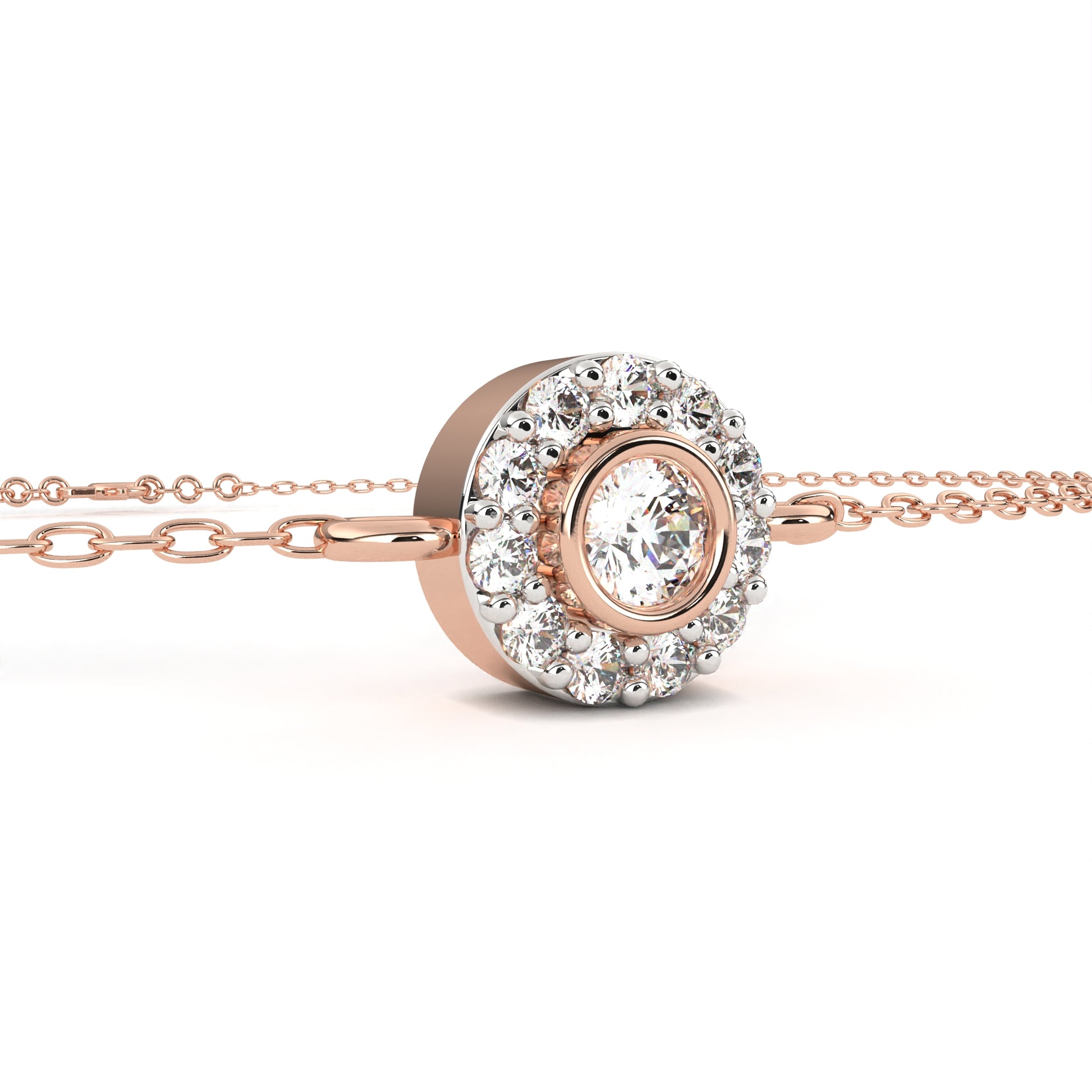 Rose Gold / Moissanite, Rose Gold / Lab Grown