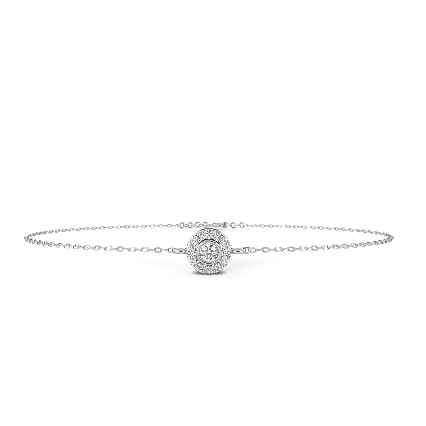 white gold / moissanite, white gold / lab grown