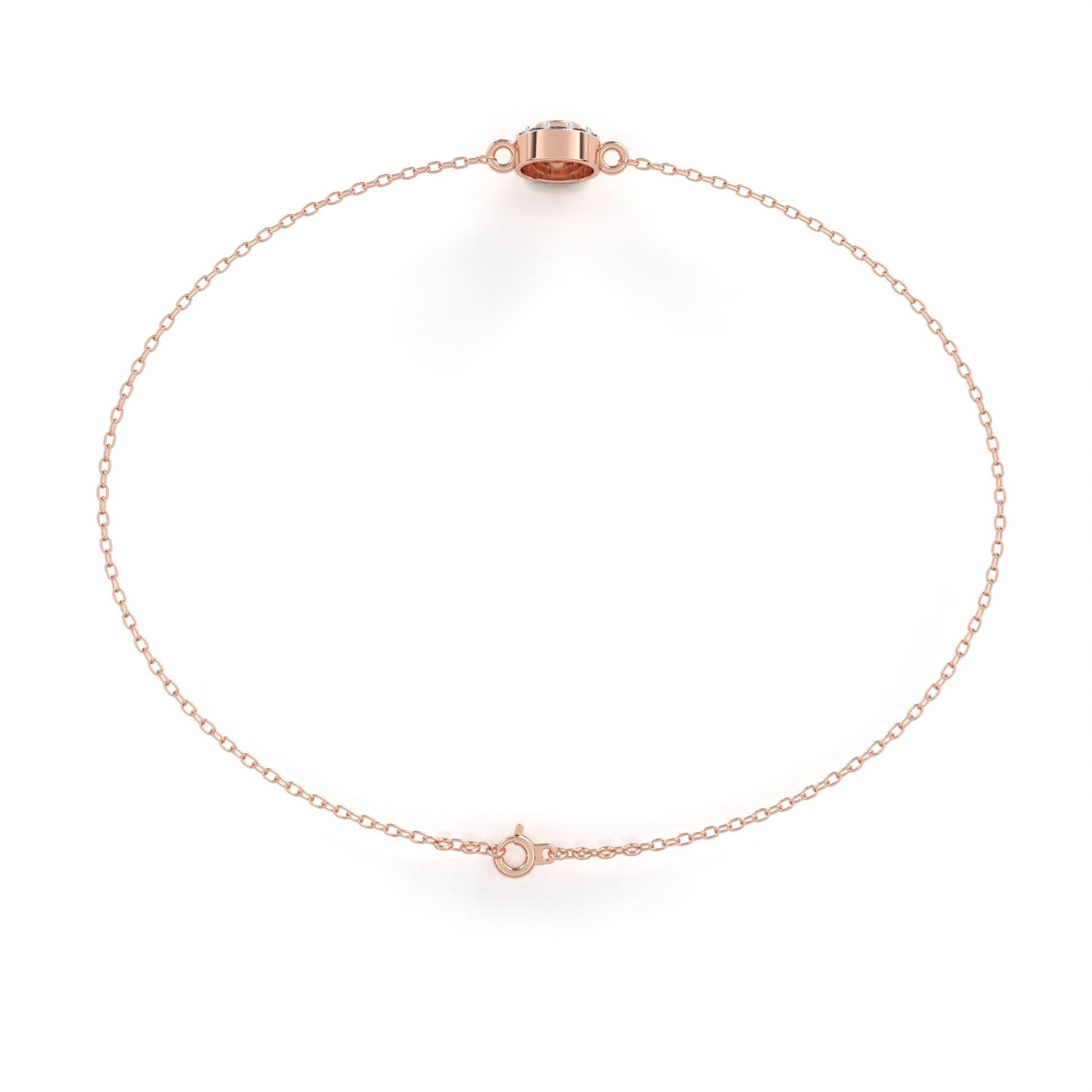 Rose Gold / Moissanite, Rose Gold / Lab Grown