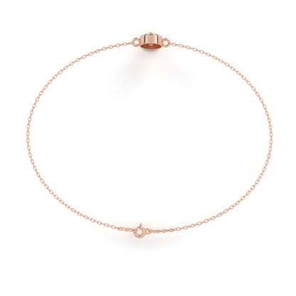 Rose Gold / Moissanite, Rose Gold / Lab Grown