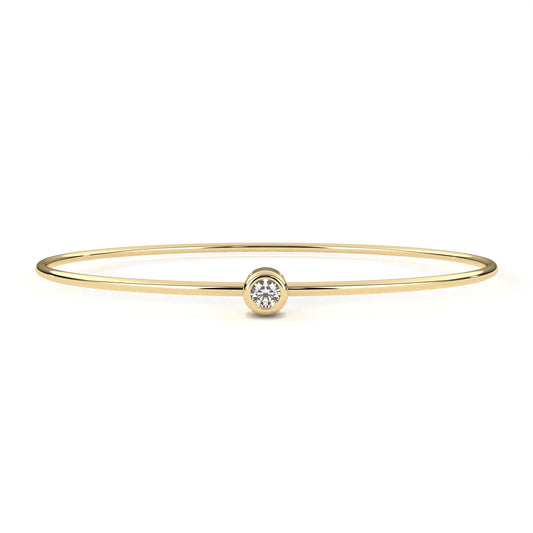 Yellow Gold / Moissanite, Yellow Gold / Lab Grown