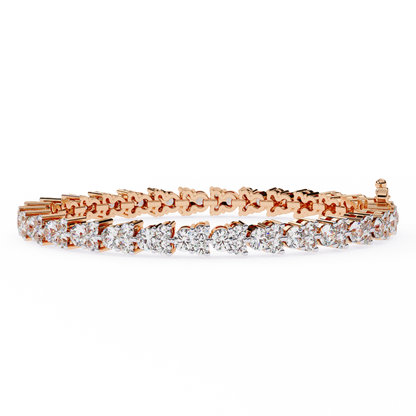 Rose Gold / Moissanite, Rose Gold / Lab Grown