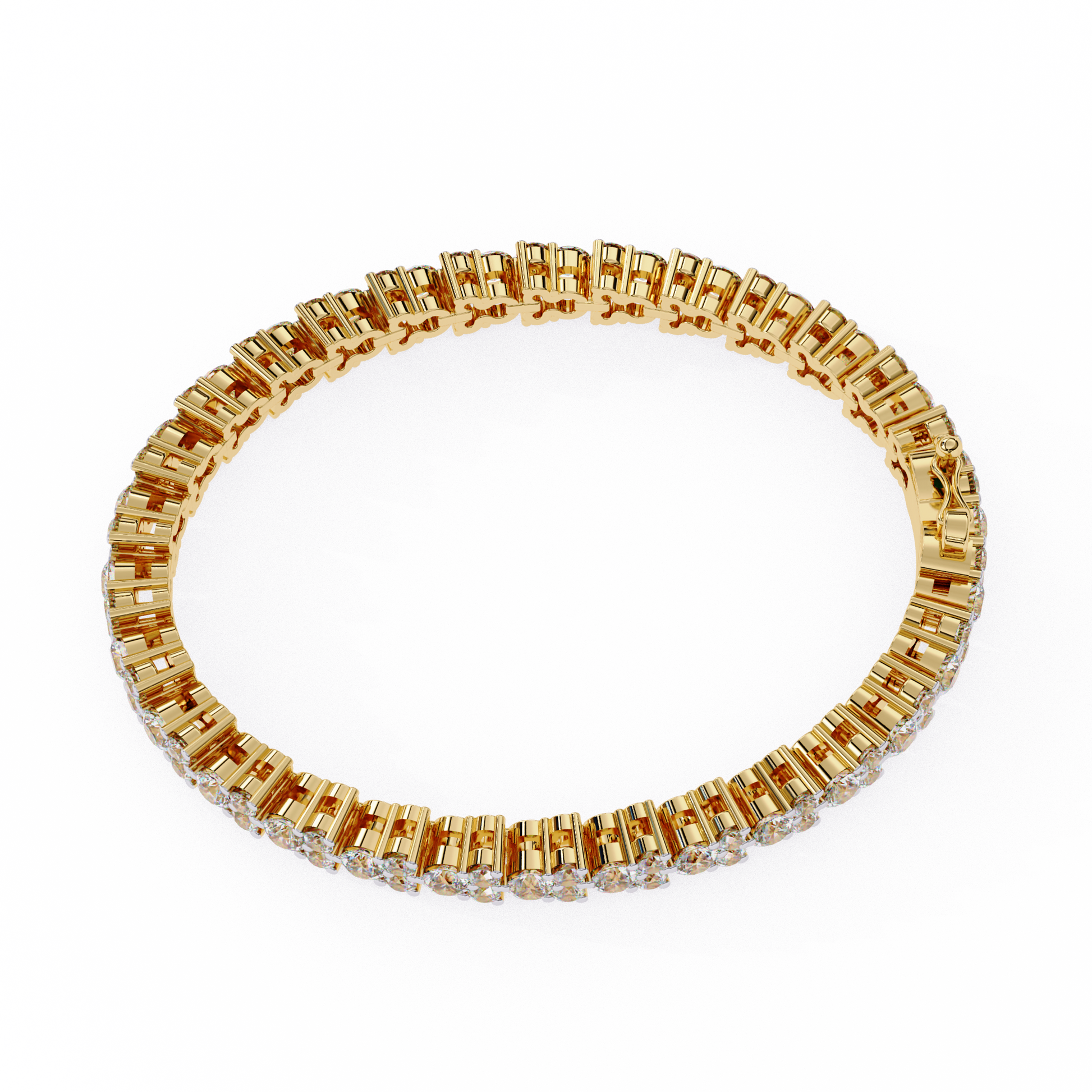Yellow Gold / Moissanite, Yellow Gold / Lab Grown