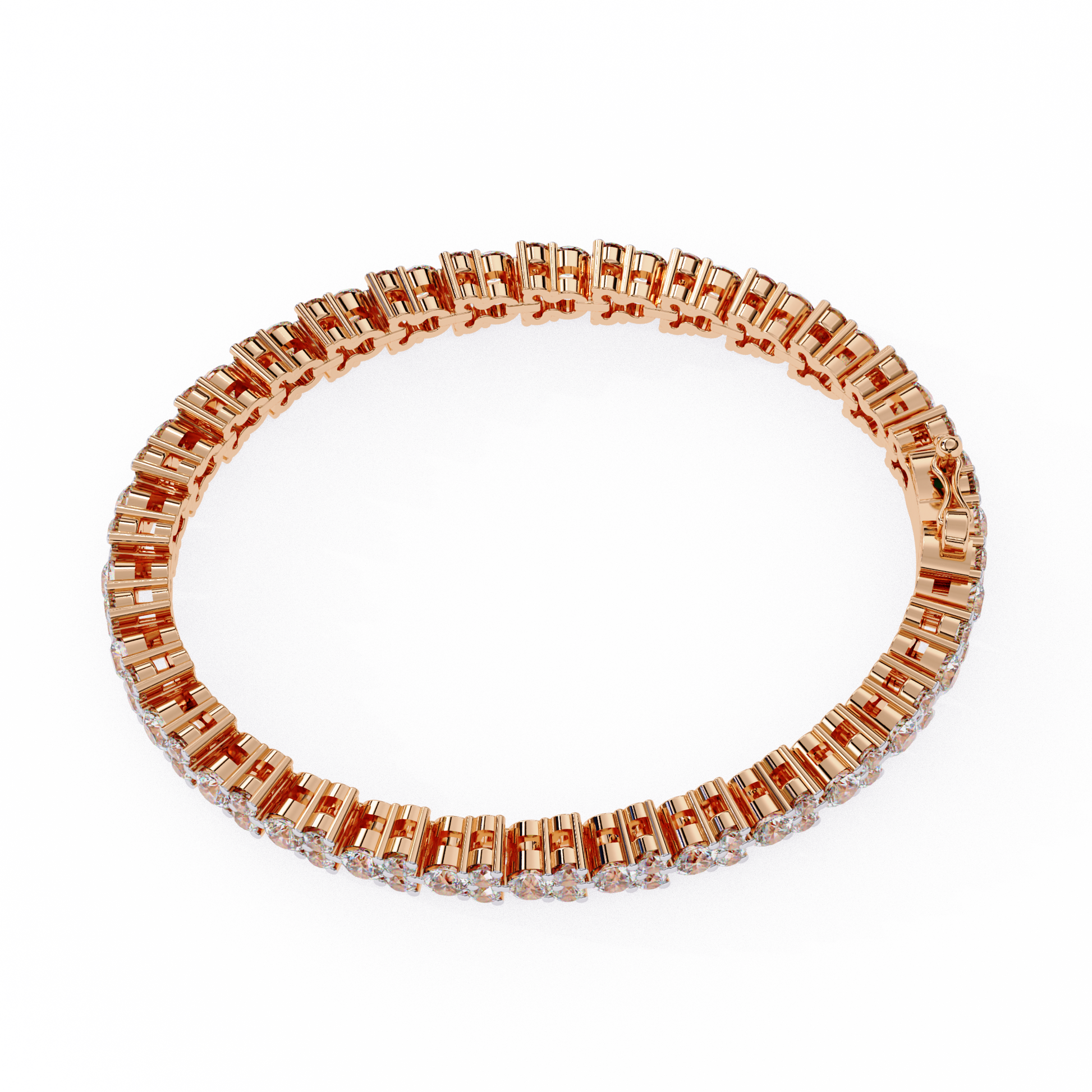 Rose Gold / Moissanite, Rose Gold / Lab Grown