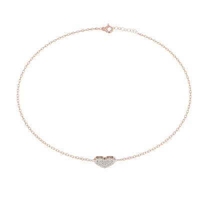 Rose Gold / Moissanite, Rose Gold / Lab Grown