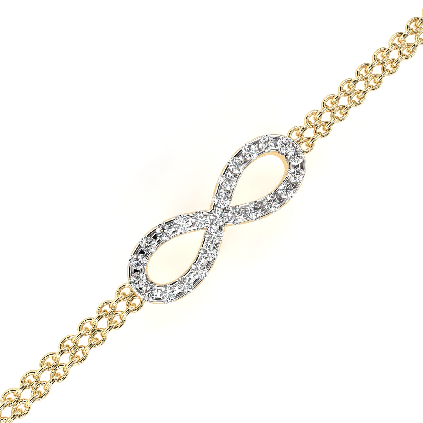 yellow gold / moissanite, yellow gold / lab grown
