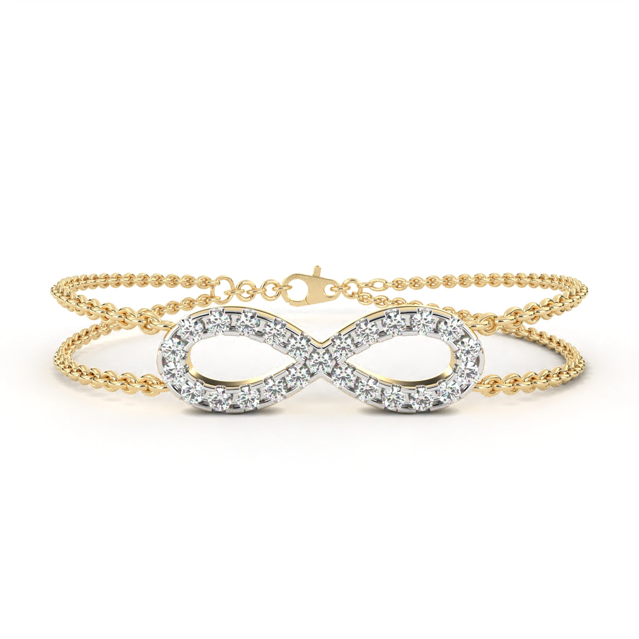 Yellow Gold / Moissanite, Yellow Gold / Lab Grown