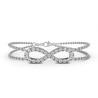 White Gold / Moissanite, White Gold / Lab Grown
