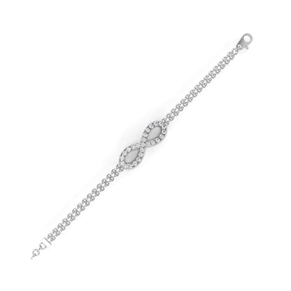 White Gold / Moissanite, White Gold / Lab Grown