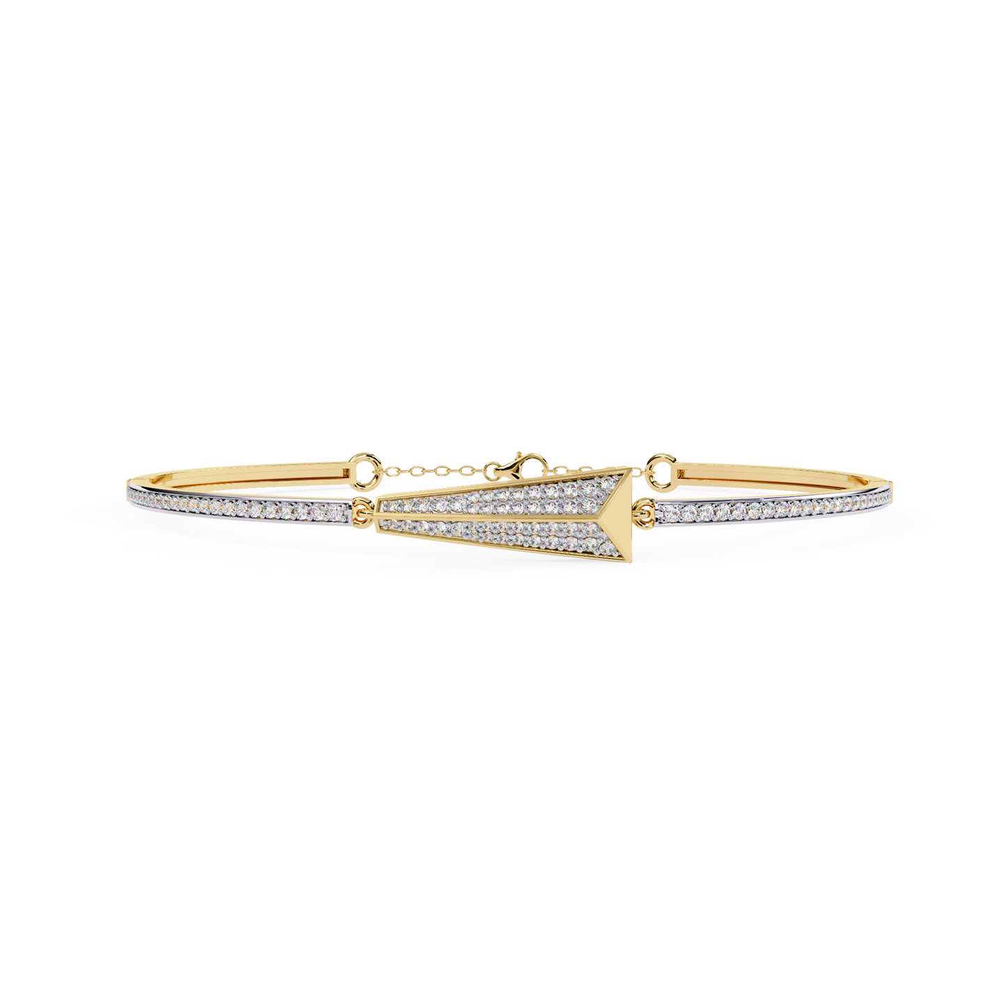 yellow gold / moissanite, yellow gold / lab grown