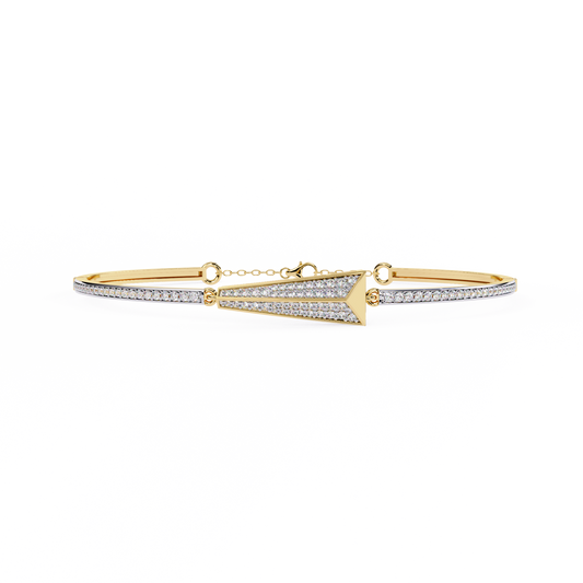 Yellow Gold / Moissanite, Yellow Gold / Lab Grown