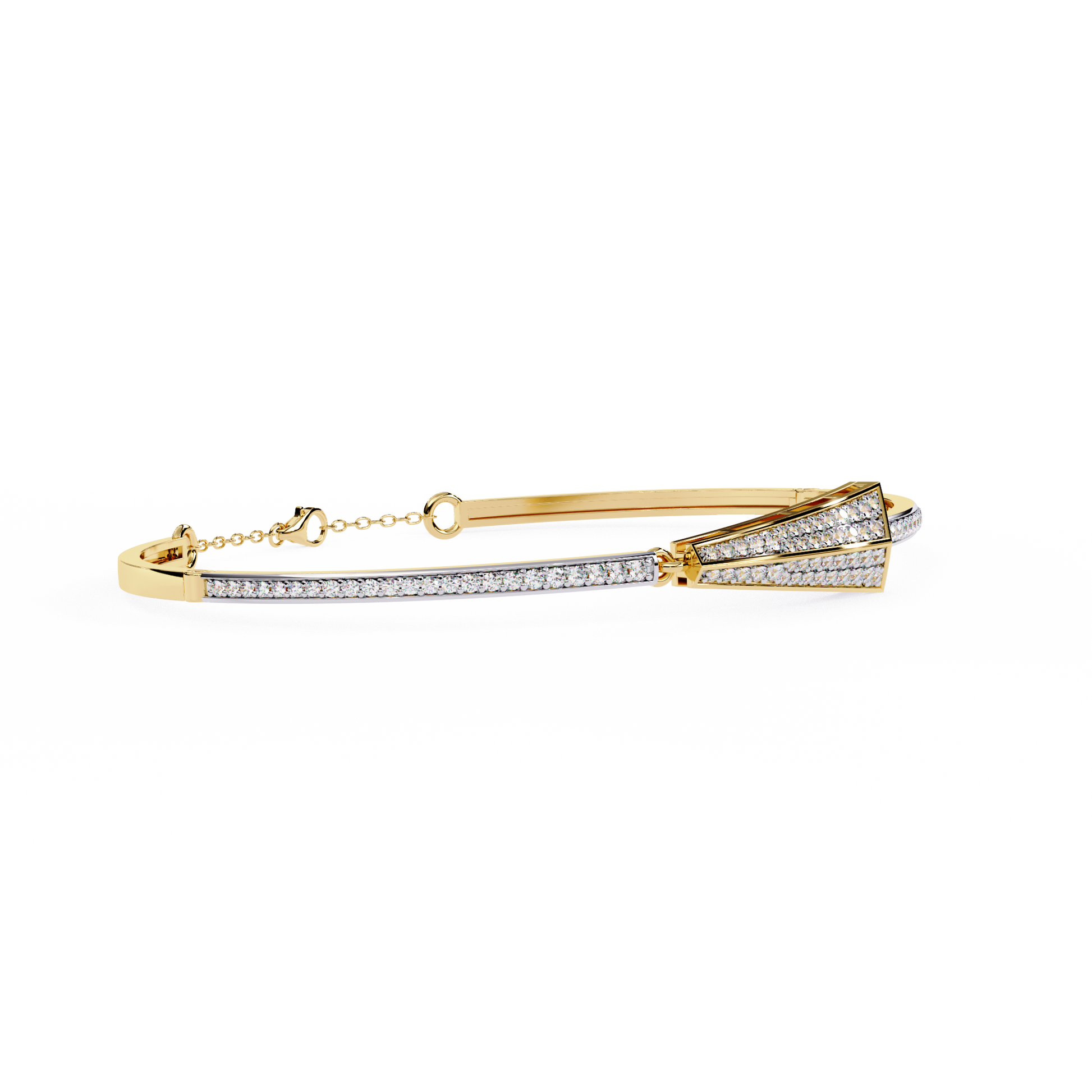 Yellow Gold / Moissanite, Yellow Gold / Lab Grown