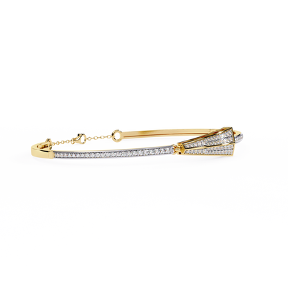 Yellow Gold / Moissanite, Yellow Gold / Lab Grown