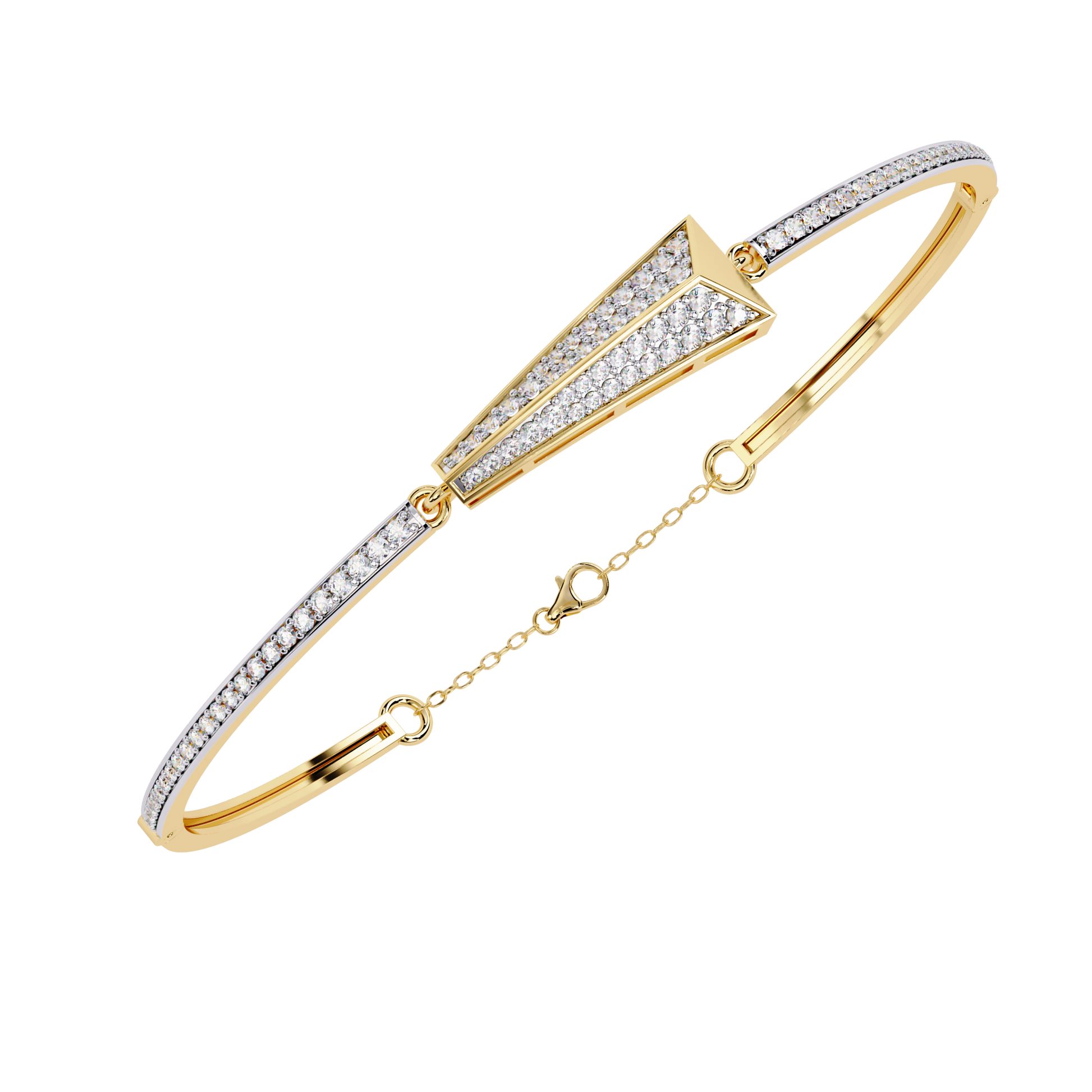 Yellow Gold / Moissanite, Yellow Gold / Lab Grown