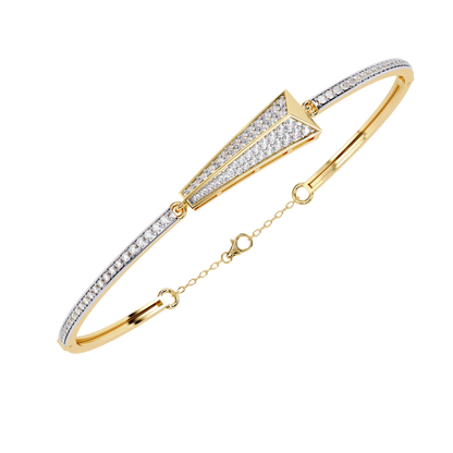 Yellow Gold / Moissanite, Yellow Gold / Lab Grown