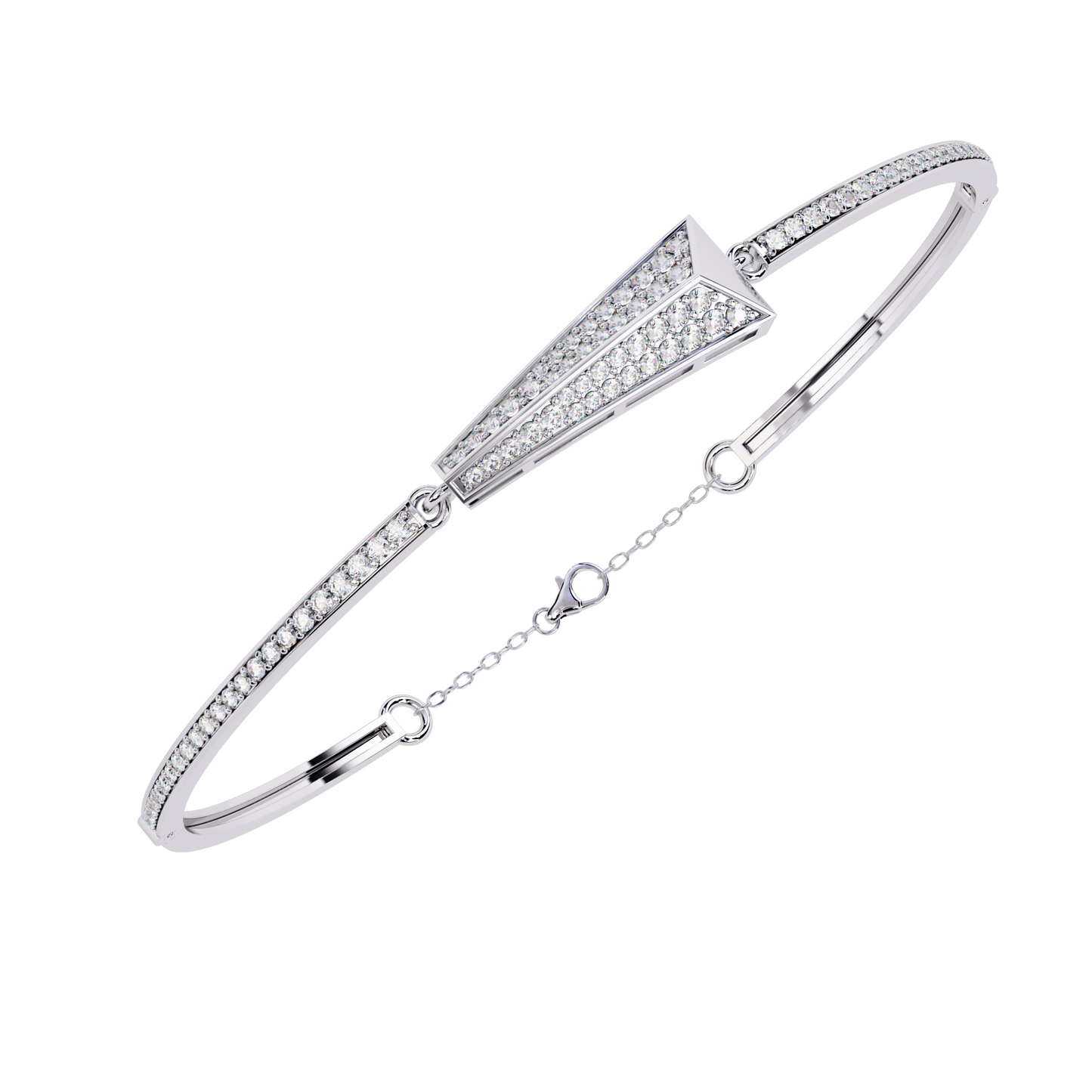 white gold / moissanite, white gold / lab grown