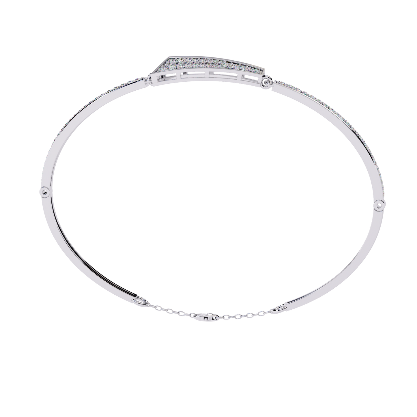 white gold / moissanite, white gold / lab grown