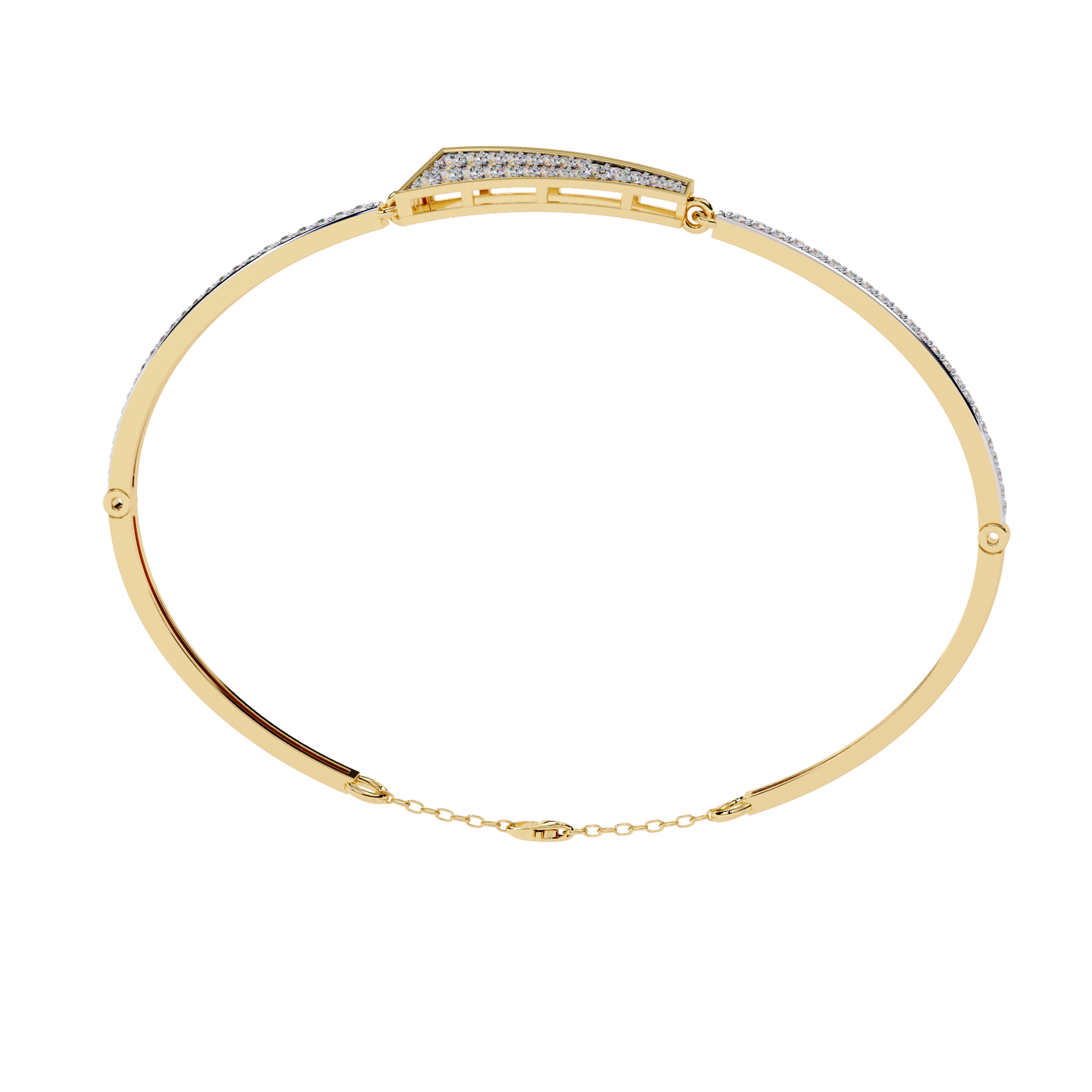 Yellow Gold / Moissanite, Yellow Gold / Lab Grown