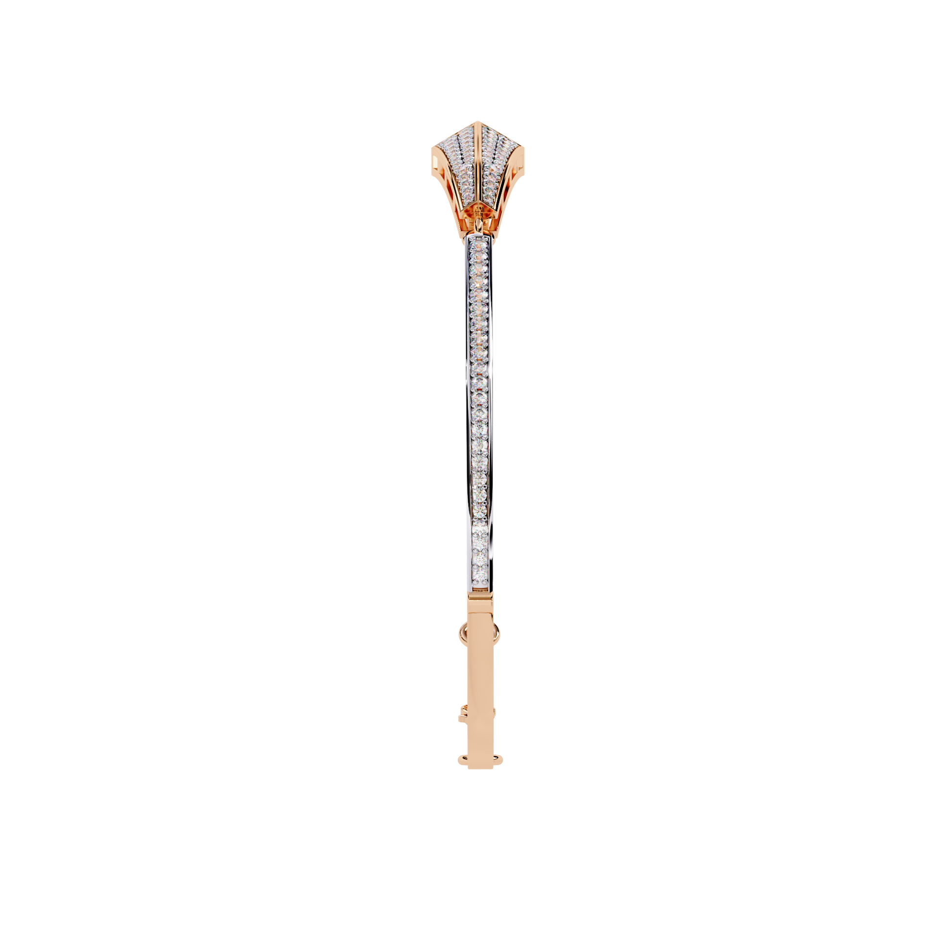 Rose Gold / Moissanite, Rose Gold / Lab Grown