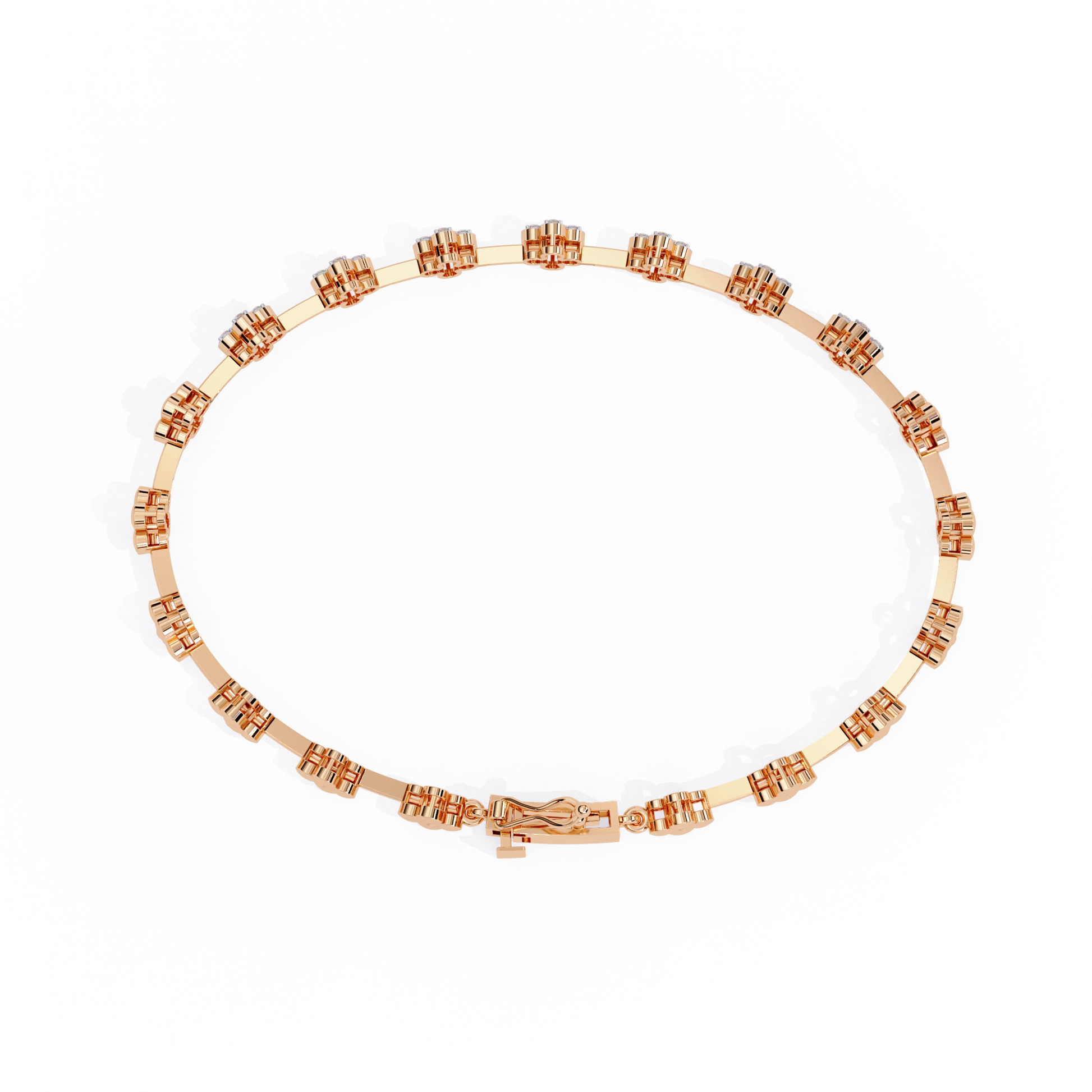 Rose Gold / Moissanite, Rose Gold / Lab Grown