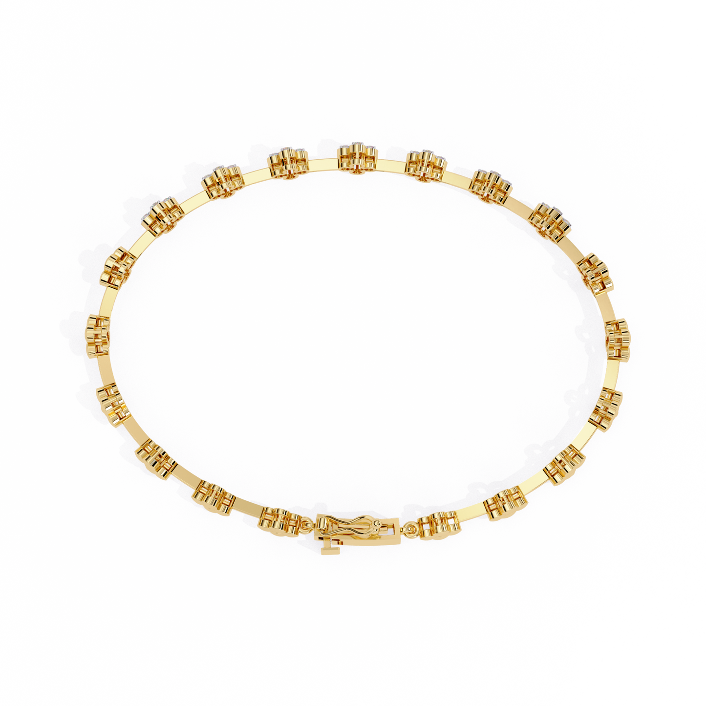 yellow gold / moissanite, yellow gold / lab grown