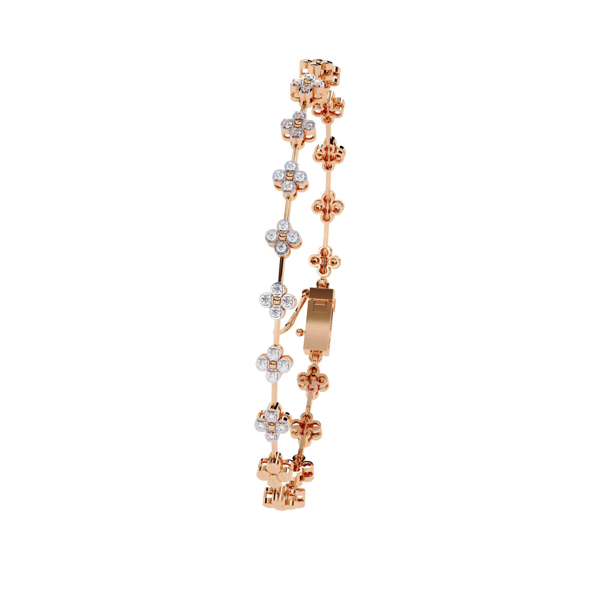 Rose Gold / Moissanite, Rose Gold / Lab Grown