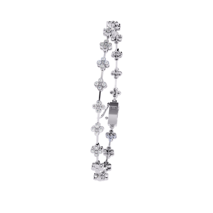 White Gold / Moissanite, White Gold / Lab Grown