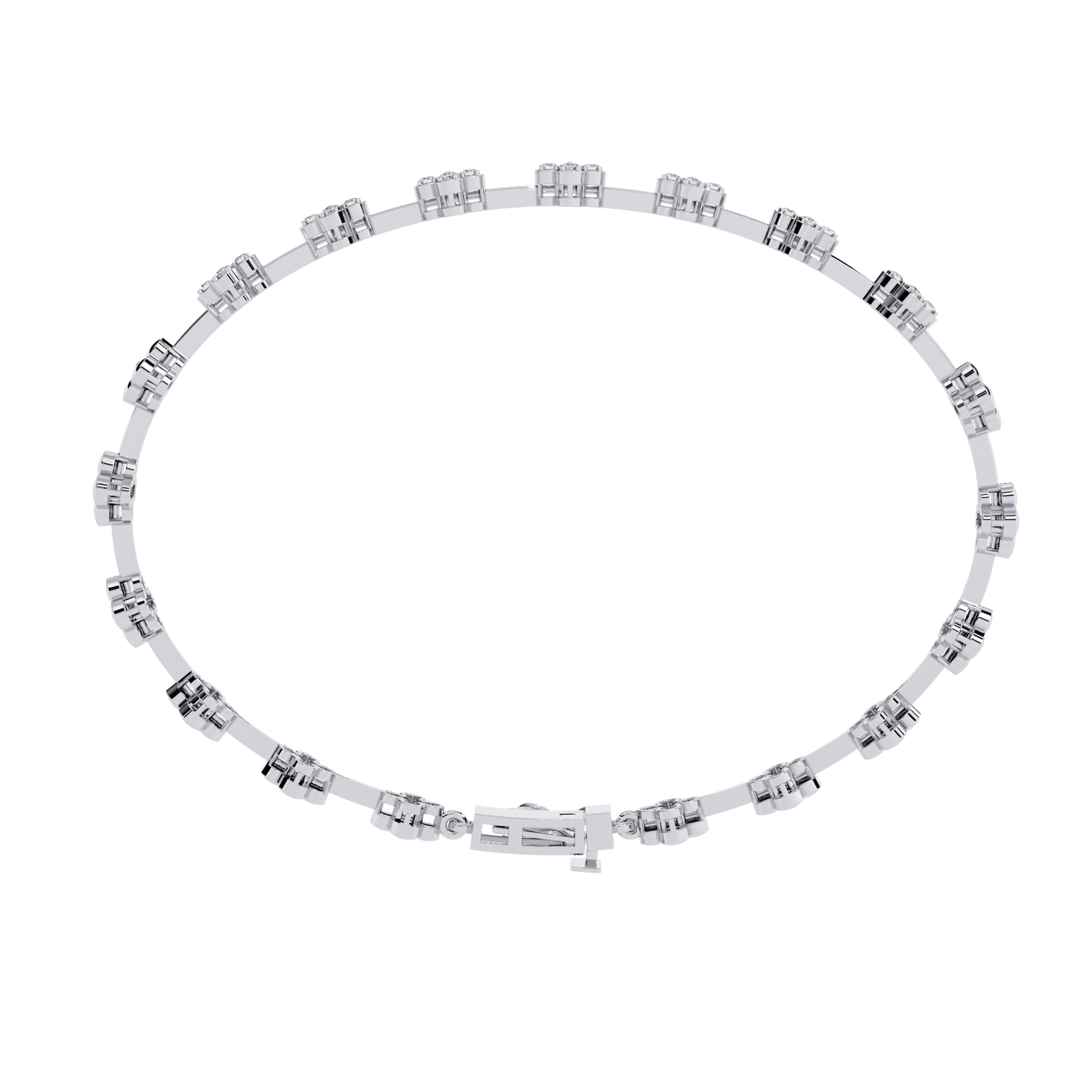 white gold / moissanite, white gold / lab grown