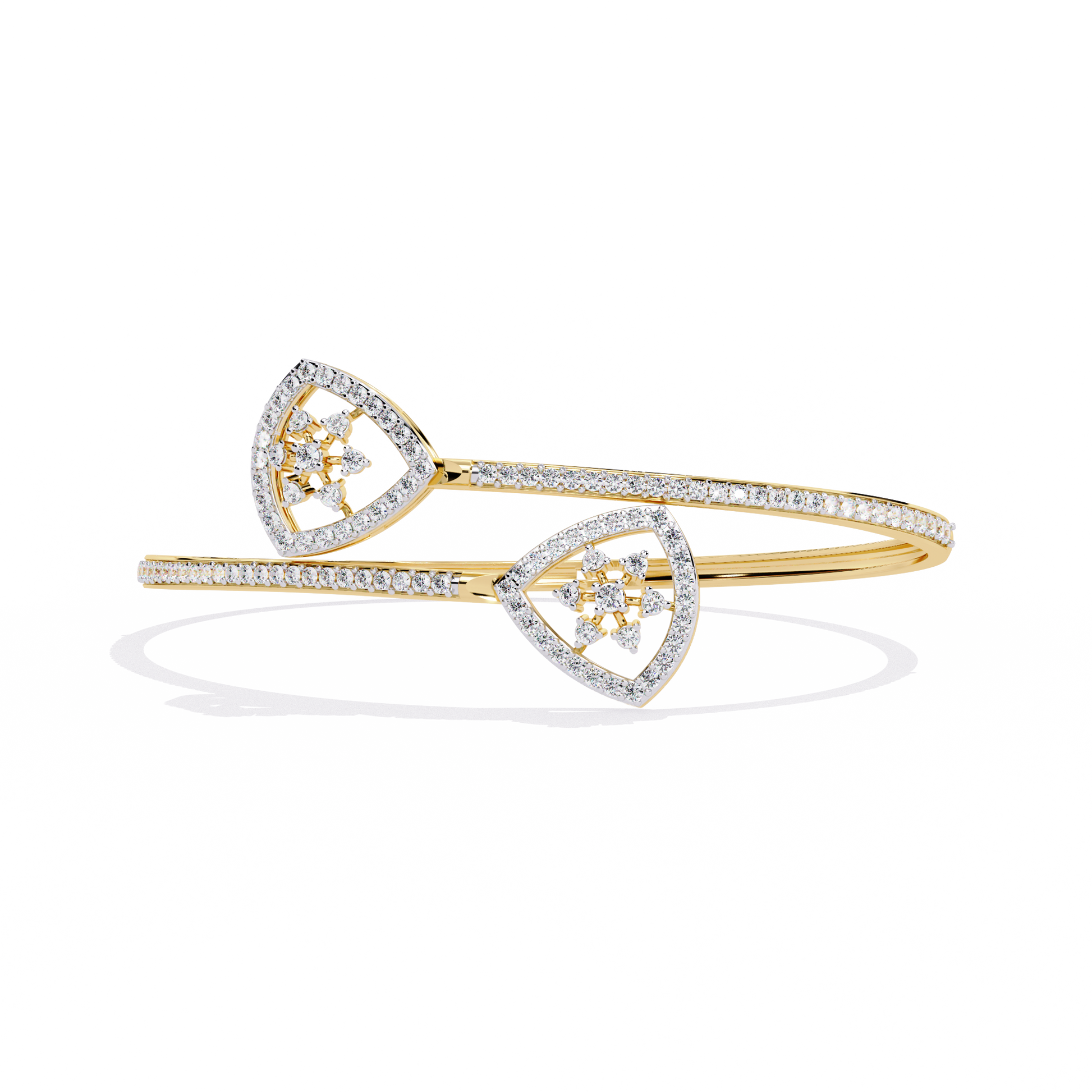 Yellow Gold / Moissanite, Yellow Gold / Lab Grown