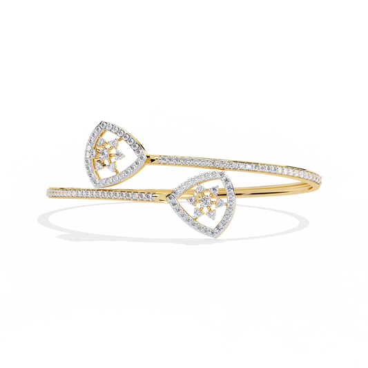 Yellow Gold / Moissanite, Yellow Gold / Lab Grown
