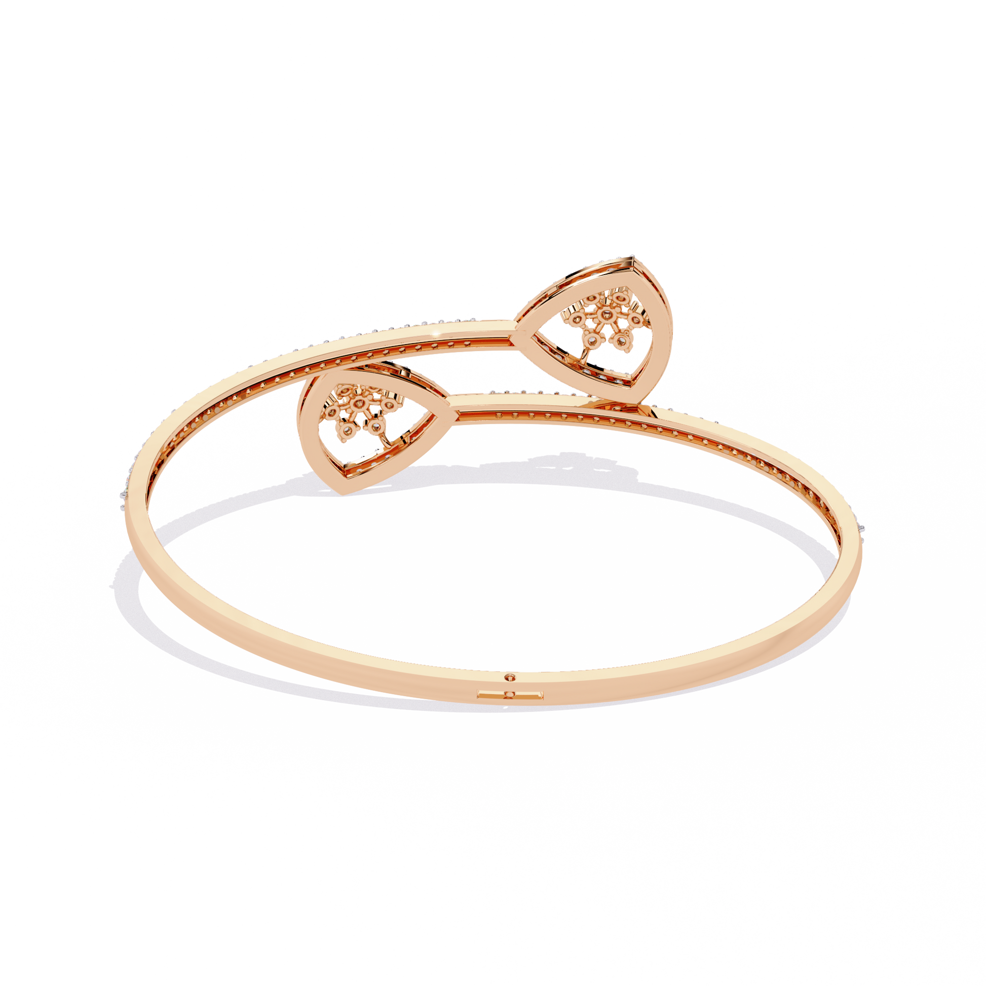Rose Gold / Moissanite, Rose Gold / Lab Grown