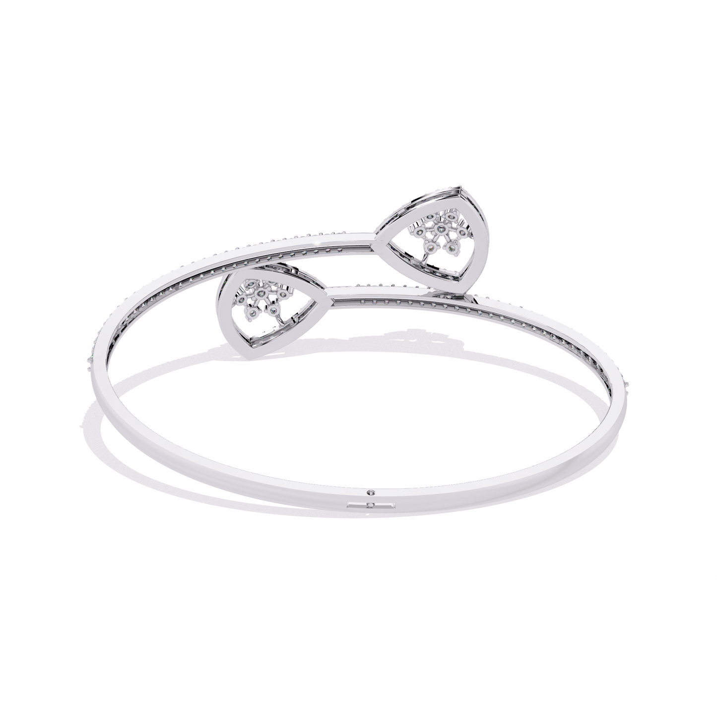 white gold / moissanite, white gold / lab grown