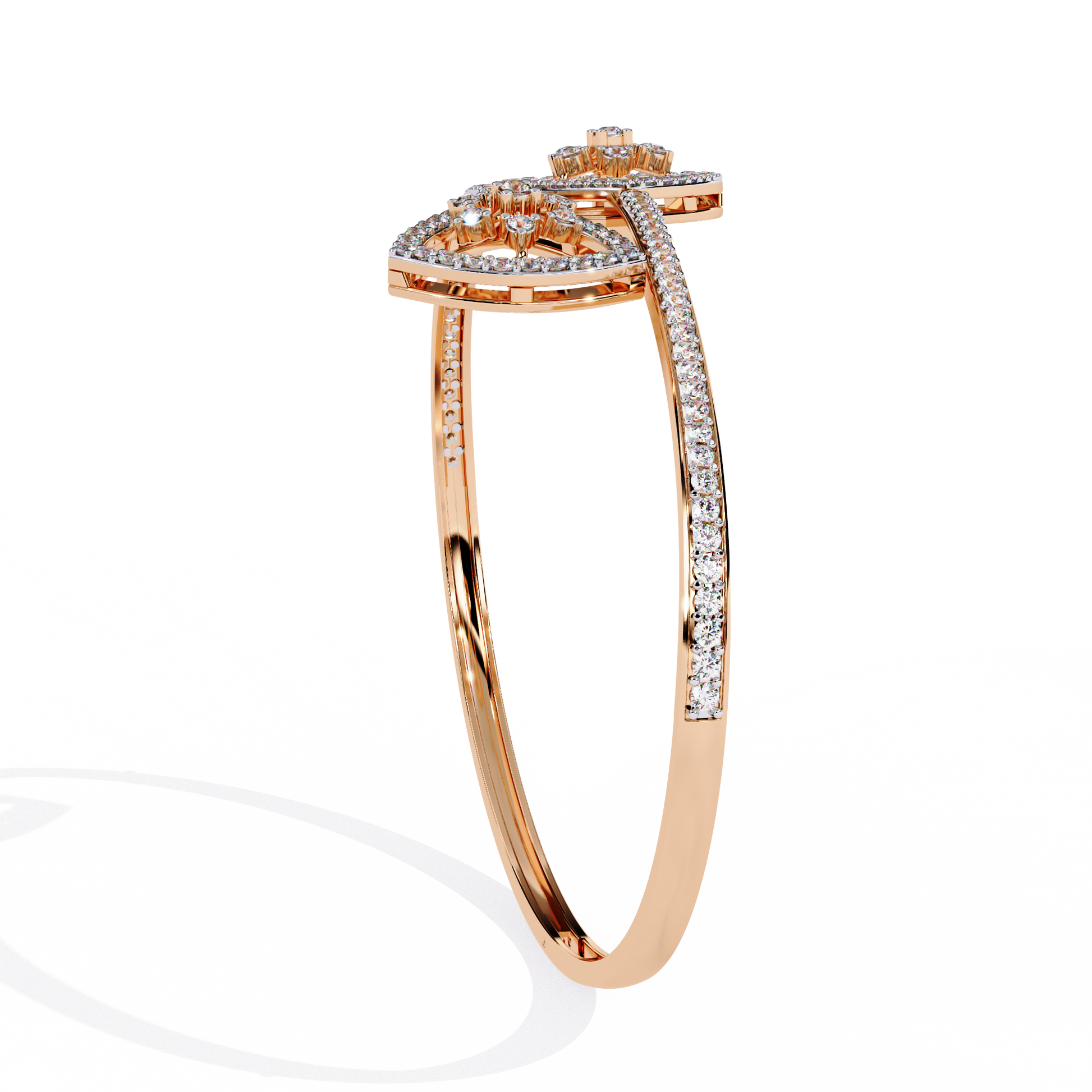 Rose Gold / Moissanite, Rose Gold / Lab Grown