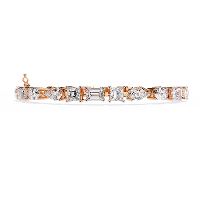 Rose Gold / Moissanite, Rose Gold / Lab Grown