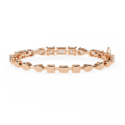 Rose Gold / Moissanite, Rose Gold / Lab Grown