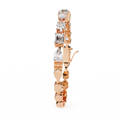 Rose Gold / Moissanite, Rose Gold / Lab Grown