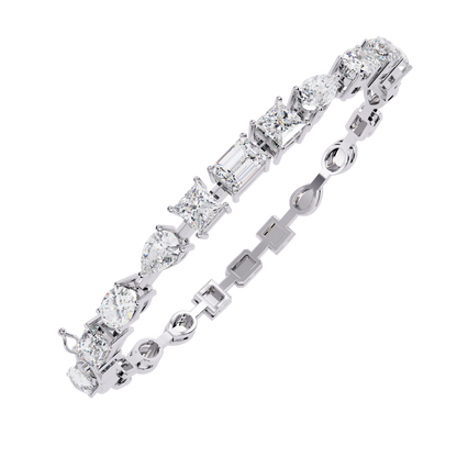 White Gold / Moissanite, White Gold / Lab Grown
