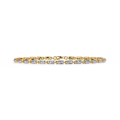 Yellow Gold / Moissanite, Yellow Gold / Lab Grown