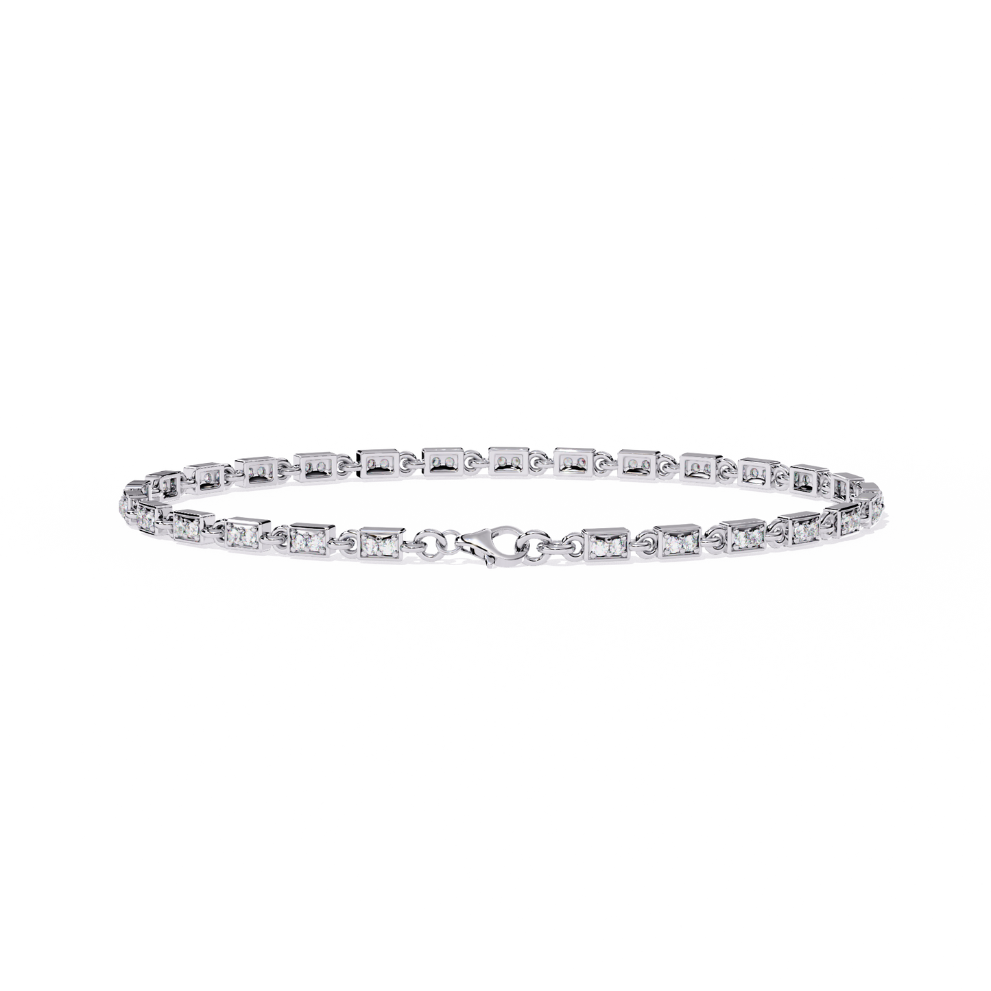 white gold / moissanite, white gold / lab grown