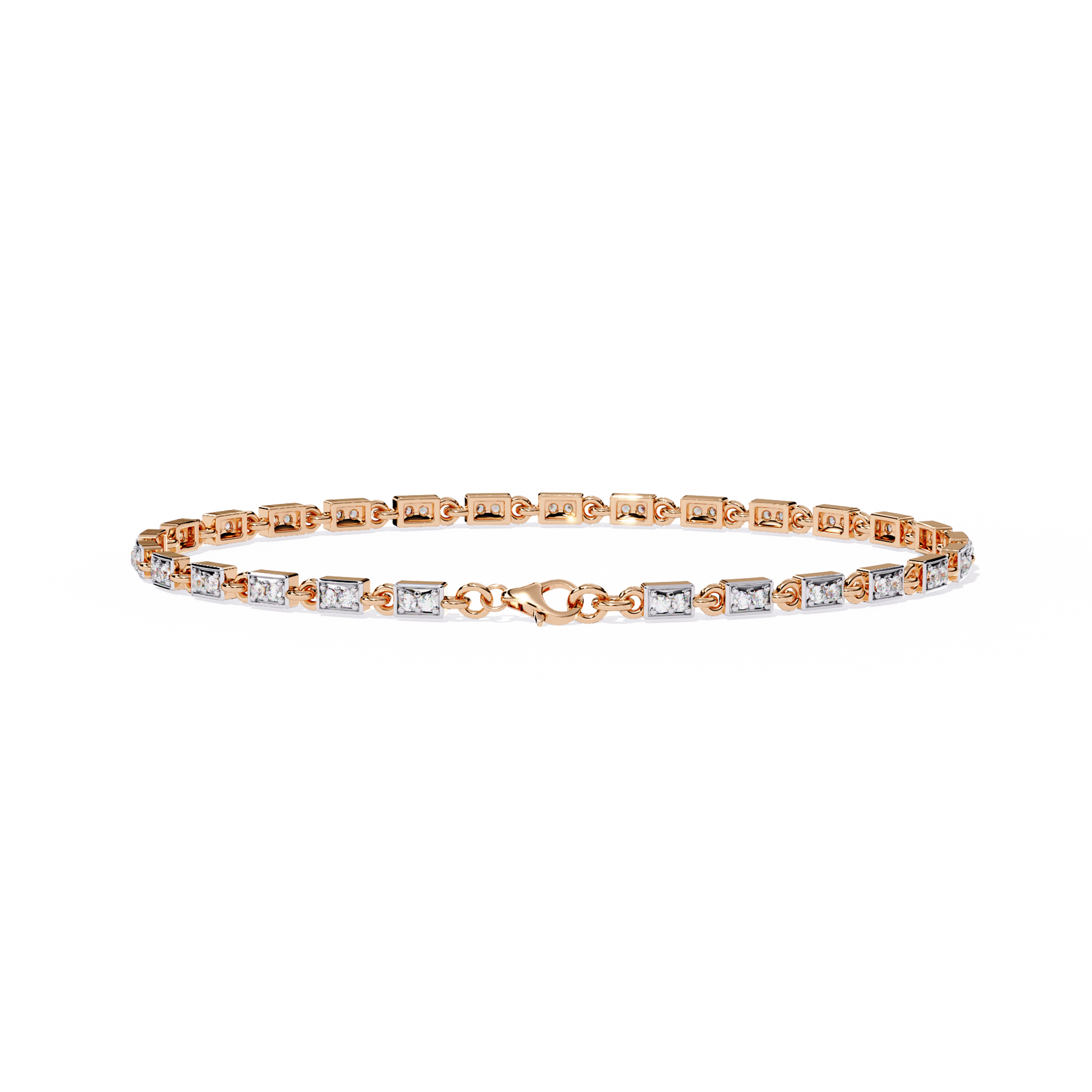 Rose Gold / Moissanite, Rose Gold / Lab Grown
