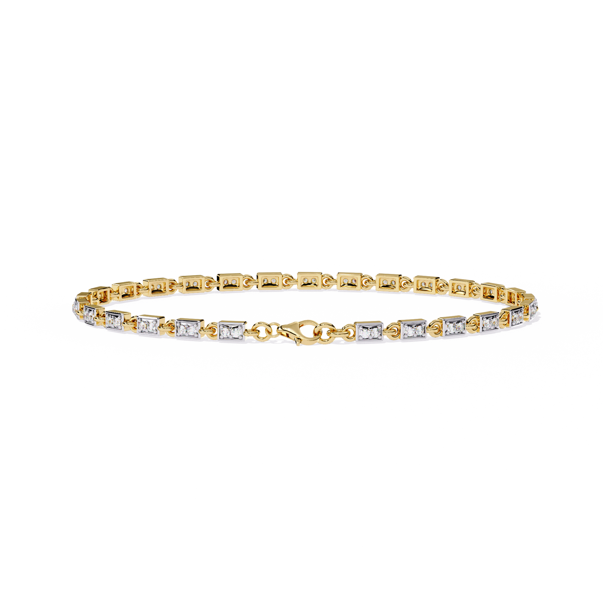 Yellow Gold / Moissanite, Yellow Gold / Lab Grown