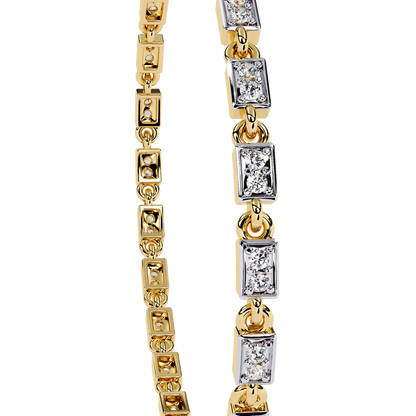 Yellow Gold / Moissanite, Yellow Gold / Lab Grown